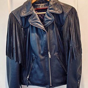 Women's Harley Davidson Leather Fringe Jacket
